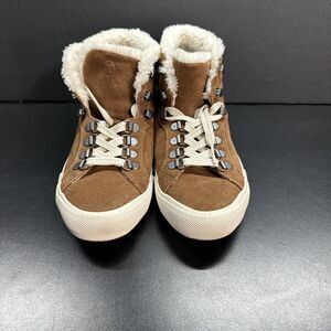 SeaVees Youth Size 6  Shoes Brown Suede High Top/ Sneakers